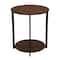 Household Essentials Jamestown 24" Round End Table